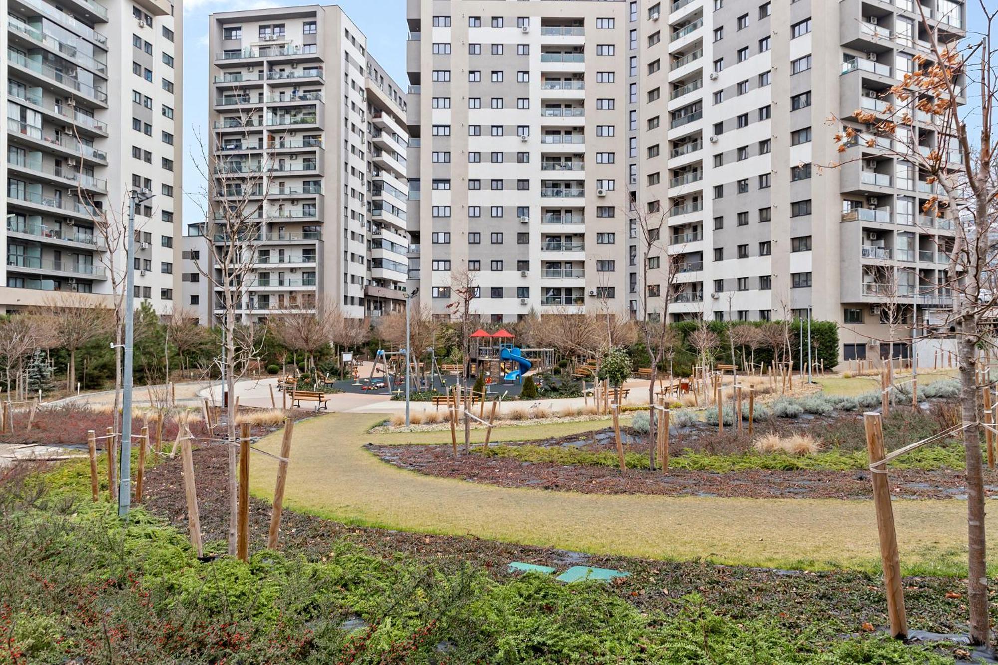 Mido Park Apartment With Private Parking & Self Check-In Bukarest Kültér fotó