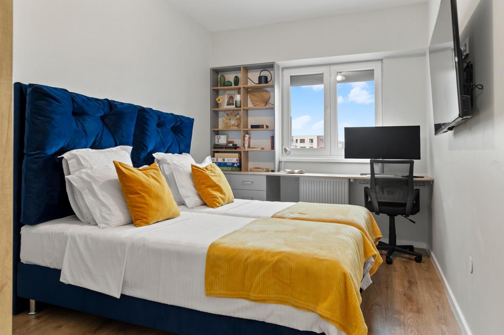 Mido Park Apartment With Private Parking & Self Check-In Bukarest Kültér fotó
